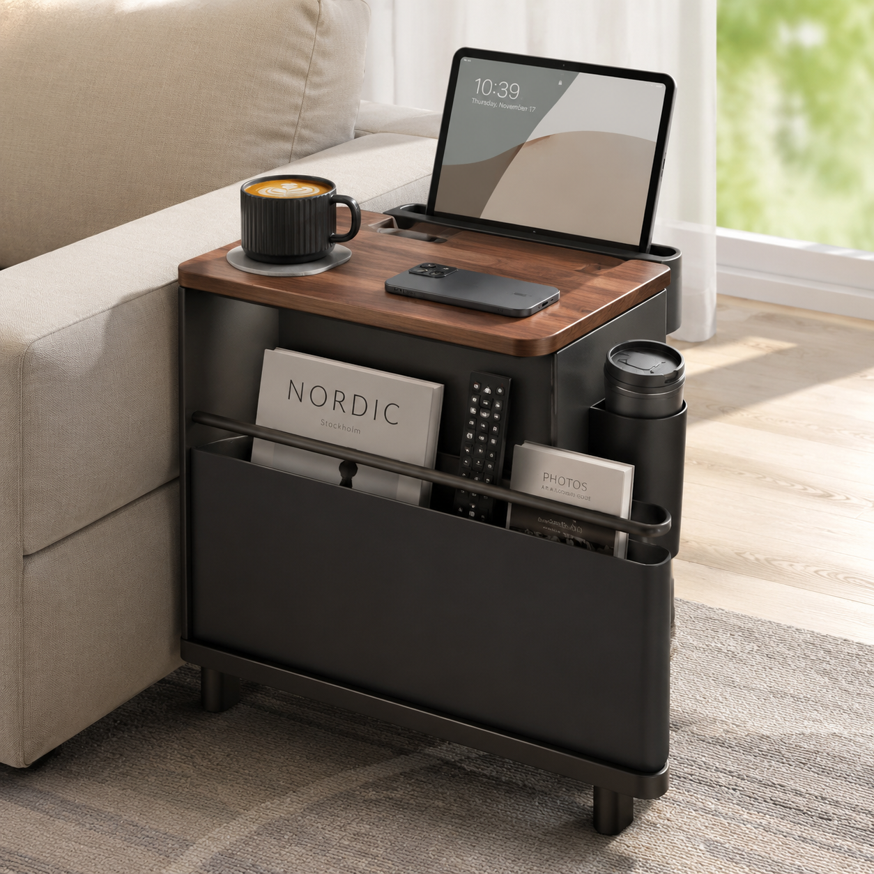 Maveriqo™ Elvanta Slimline Sofa Side Organizer